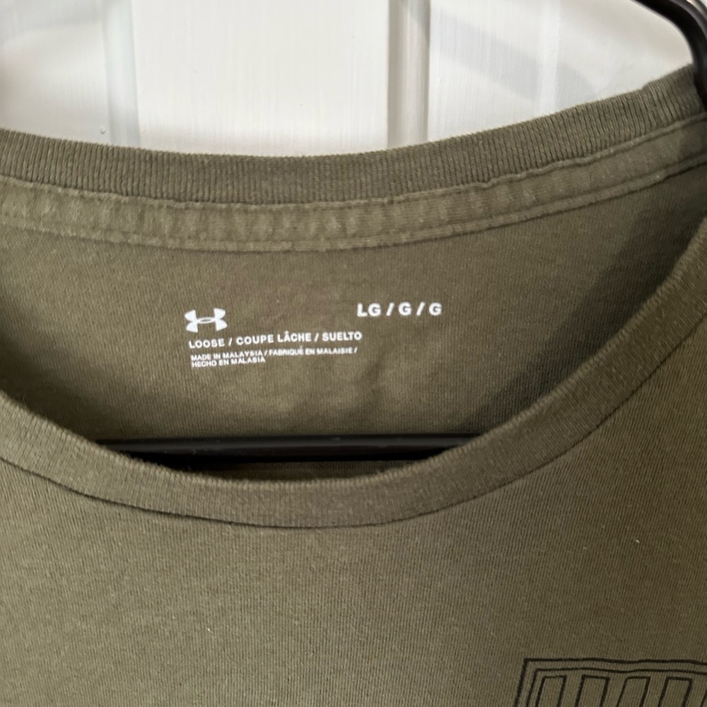 Mens green under armour long sleeve - Picture 2 of 2
